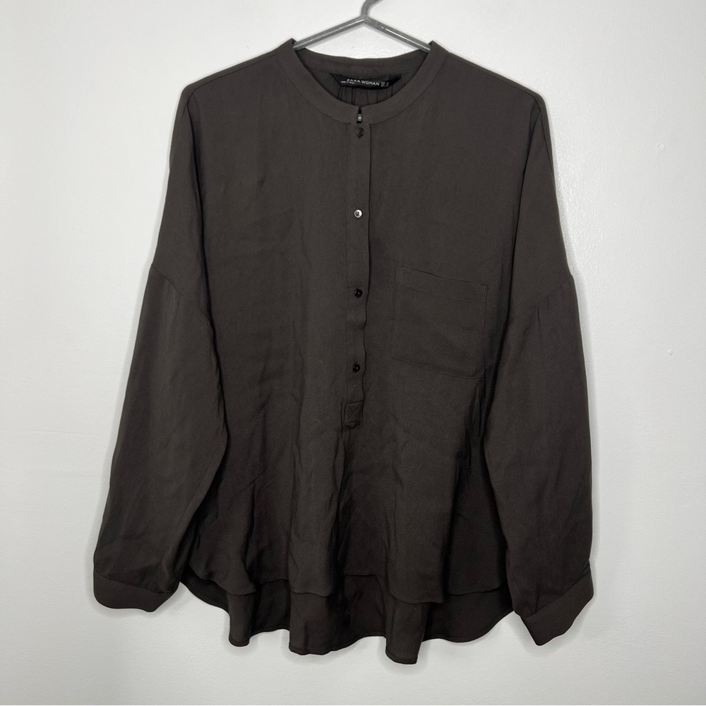 Zara Button Down Blouse